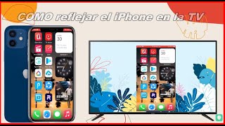 Transmitir la pantalla de mi iPhone a Smart TV Cualquier Television gratis LetsView [upl. by Leverett176]