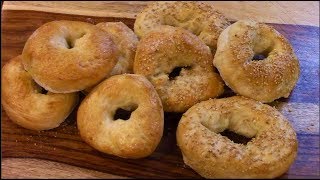 How to make homemade bagels [upl. by Sdlonyer603]