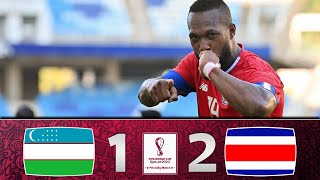 Uzbekistán 1 vs Costa Rica 2  Fogueo Internacional 2022  Relato Radio Monumental 935 FM 🇨🇷 [upl. by Edahs467]