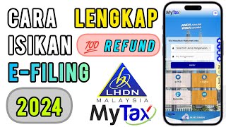 Cara Isi E Filing 2025 Income Tax LHDN Online [upl. by Geehan90]