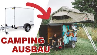 Camper aus Anhänger bauen  Anleitung DIY [upl. by Hulen682]