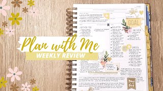 WEEKLY REVIEW  Day Designer Planner [upl. by Parsifal]