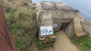 Sentier de la Varde  Fortification 1694  1943 Memorial to Squadron 433 St Malo  France [upl. by Jobye]