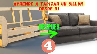 COMO TAPIZAR SOFA DE COMEDOR  CAP 4 [upl. by Akeinahs]