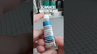 Schminke Watercolour Haul watercolor watercolour haul artsupplyhaul [upl. by Karyn]