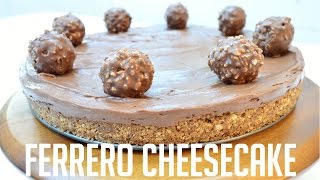 Ferrero Cheesecake in 1 Minute  NoBake CookwithAnisa recipeoftheday [upl. by Kciwdahc]