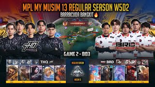 BARRACUDA HALANG KEMARAHAN THQ 🔥 TEAM HAQ VS BARRACUDA GAME 2 MPL MY MUSIM 13 W5D2 MOBILE LEGEND [upl. by Southard]