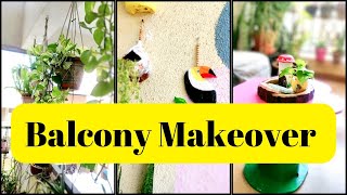 BALCONY MAKEOVER😀 Small Balcony Makeover on a BudgetSmall Balcony Decorating Ideas [upl. by Cartwell935]