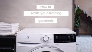 How to wash training clothes Electrolux Washing machines [upl. by Brenton]