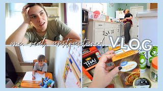 Real Life Moments  Grocery Haul  Lets Catch Up 🍁 VLOG of a stay at home mom of 3 [upl. by Anaig]