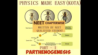 BIOLOGY NEET REPEATERS NOTES PART  I PARTHENOGENESIS FUSION OF MALE GAMETE BINARY FISSION  4 [upl. by Iglesias508]