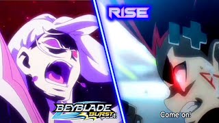 Aiger vs phi AMV rise  beyblade burst turbo [upl. by Peppi]