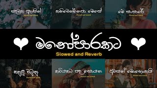 මනෝපාරකට Playlist Vol 14 🥺❤️ Best Sinhala Song Collection  Manoparakata Song DiluwaVibes [upl. by Anirrak]