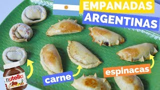 3 DELICIOSAS EMPANADAS ARGENTINAS ft Paulina Cocina  La Cooquette [upl. by Atiraj]