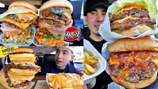 Vartan fresh FASTFOOD mukbang compilation  asmr eating sounds 🍔🍟🌭burger fries hotdog [upl. by Liebowitz]