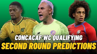 Concacaf World cup Qualifying Predictions Second Round [upl. by Hallette]