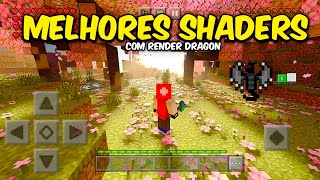 TOP 3 MELHORES SHADERS PARA MINECRAFT PE 120 COM RENDER DRAGON ONshaders lite para mcpe 120 [upl. by Sema]