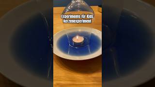 Experimente für Kids Kerzen Experiment shorts kindergarten kidsactivities funforkids forkids [upl. by Yarak332]