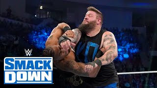 Owens vs Hayes – US Title Tournament Semifinal Match SmackDown highlights Dec 22 2023 [upl. by Nolasba]