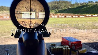 How to bore sight a rifle scope with a Bushnell magnetic bore sight [upl. by Alidia74]