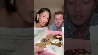 Trying Crumbl Cookies ft Nara Smith [upl. by Cherice]