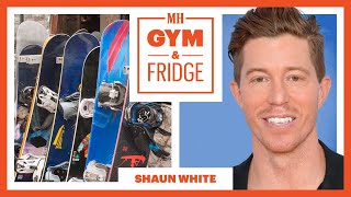 Snowboarding Legend Shaun White Shows Off His Gym amp Fridge  Gym amp Fridge  Mens Health [upl. by Bouton]