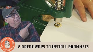 2 Great Ways to Install Grommets [upl. by Eyma]