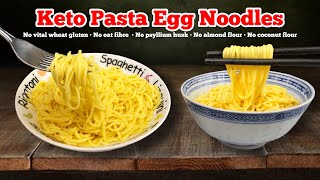 🍝 Keto Spaghetti amp Egg Noodle  🍜 Original Keto Pasta Recipe  Please Credit With Link If Sharing [upl. by Oberon399]