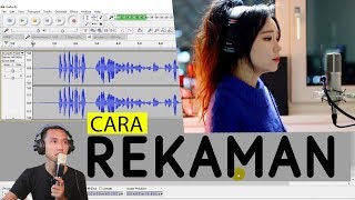 🎶🎤CARA REKAM SUARA MIC CONDENSER di LAPTOP amp PERALATAN HOME RECORDING Tutorial Audacity Indonesia [upl. by Yrffoeg]