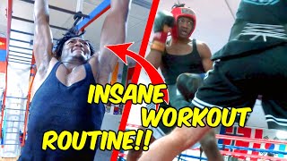 Can This Workout Make You a BOXING CHAMPION vlog [upl. by Oiracam]