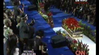 Funeral de Michael Jackson 070709 We are the world Heal The world [upl. by Yraeht526]