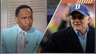 FIRST TAKE  Stephen A Smith RIPS Jerry Jones Cowboys quot He Is Having A HORRIBLE Offseasonquot NFL [upl. by Columbus986]