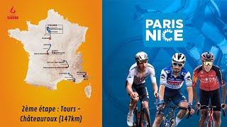 🚴🏼‍♂️ PARISNICE 2024 🇫🇷  TOURS  CHÂTEAUROUX  ÉTAPE 2 147KM [upl. by Annirok]