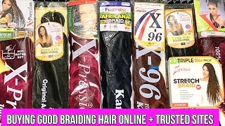 HOW amp WHERE TO BUY BULK BRAIDING HAIR ONLINE  BOX DEALS [upl. by Ahsilam]