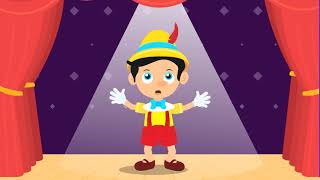 The Pinocchio Song for Kids  Kiddopia [upl. by Nedaj]