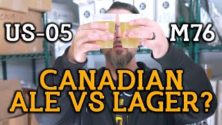 Fermenting Under Pressure  US05 vs M76 Canadian Ale Recipe Brewday amp Tasting [upl. by Arinay]