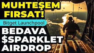 KAÇIRMA Bitget Launchpool Sparklet Coin Upland  Bedava Airdrop Fırsatı [upl. by Celestina764]