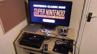 SNES Classic Mini  USB controllers [upl. by Nerehs]