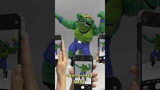 Leatherhead from the TMNT Stump Arena wrestling comicbook toy line by NECA [upl. by Thalia188]