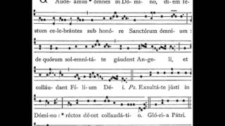 Gaudeamus Omnes in Domino  Introit [upl. by Minna884]