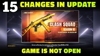 FREE FIRE NEW UPDATE  GAME IS NOT OPENING  FREEFIRE OB31 UPDATE FULL DETAILS  GARENA FREE FIRE [upl. by Haraz]