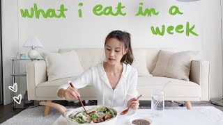 what i eat in a week healthy  simple homemade meals [upl. by Sugna610]