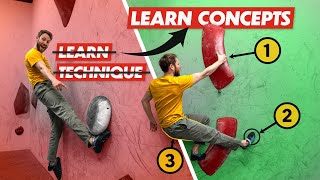 Learn 100 Climbing Techniques With Just 4 Movement Concepts [upl. by Dreher]