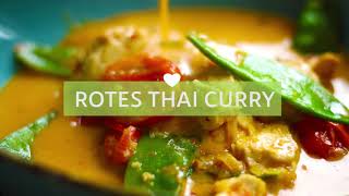 Authentisches OriginalRezept Blitzschnelles rotes Thai Curry [upl. by Clevie]