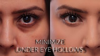 How To Minimize the Appearance of UnderEye Hollows and Conceal Dark Circles [upl. by Sarnoff]