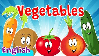 Vegetables Song  Nursery Rhymes amp Kids Songs [upl. by Adiasteb]