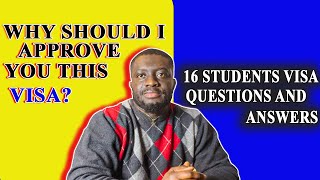 16 USA F1 STUDENT VISA INTERVIEW QUESTIONS AND ANSWERS TO GET YOUR VISA APPROVED EASILY [upl. by Eserahc]