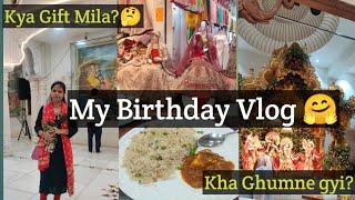 My birthday Vlog 🤗ll Blessed day 🙏 ll Iskcon temple shopping🥰 favourite food 😋 [upl. by Aliemaj]