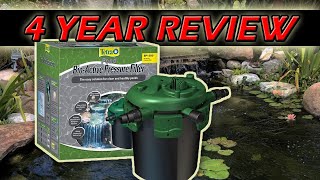 Tetra Pond BioActive Pressure Filter  4 Year Review [upl. by Rann]