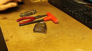 Lock Picking the Master 175 Four Digit Lock  Disassembly and Decoding [upl. by Yaresed]